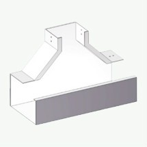 JST(F)3-Aluminium alloy horizontal tee