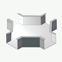 ZJT(F)2-Aluminium alloy nonventilated  horizontal cross